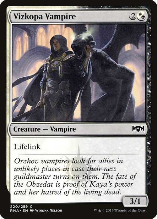 Vizkopa Vampire Card Front