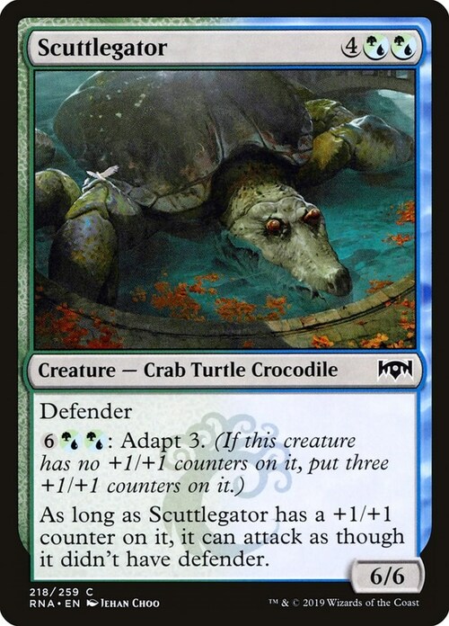 Scuttlegator Card Front