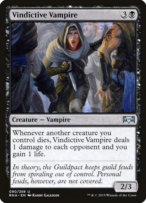 Vindictive Vampire Card Front