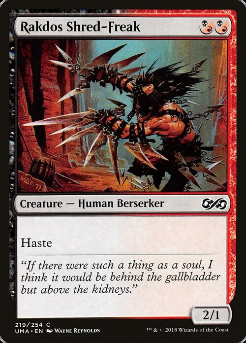 Rakdos Shred-Freak Card Front