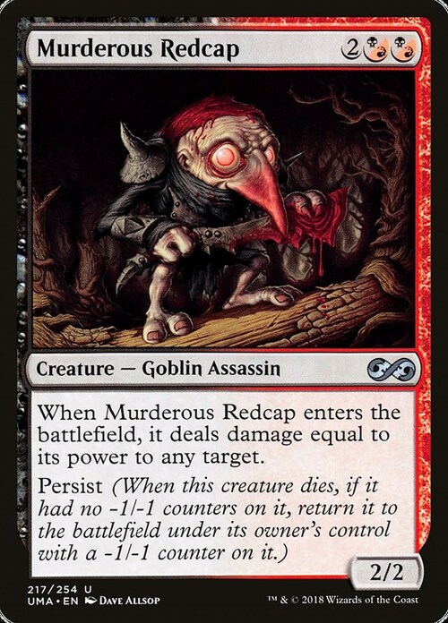 Murderous Redcap Card Front