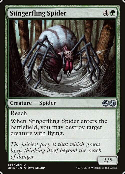 Stingerfling Spider Card Front