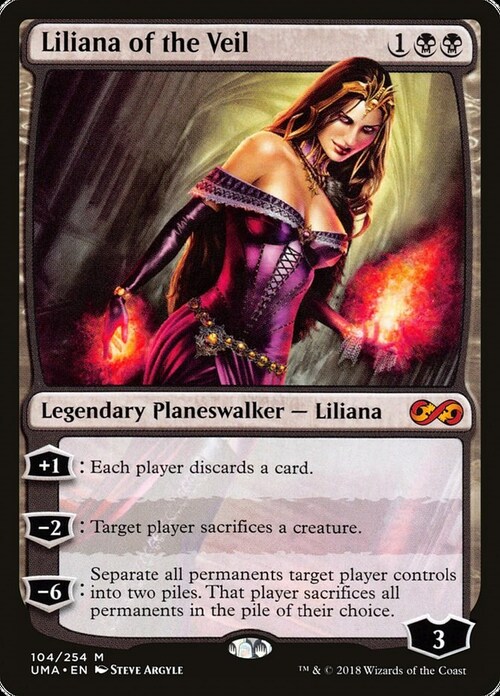 Liliana of the Veil Card Front