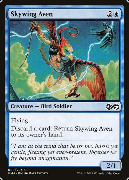 Skywing Aven Card Front