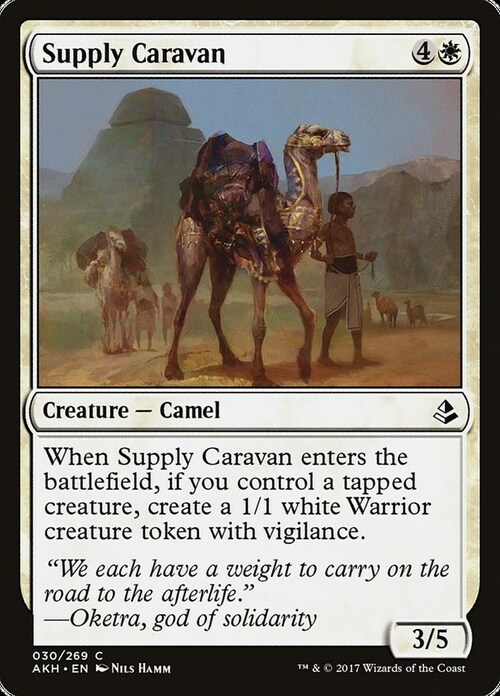 Supply Caravan Card Front