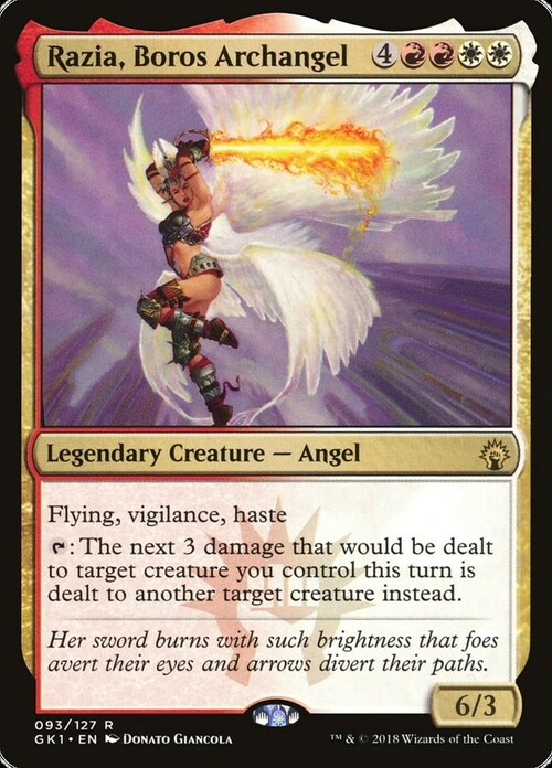 Razia, Boros Archangel Card Front