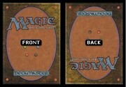 MTG Back/MTG Reversed Back Square Corner Filler Card