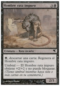 Dirty Wererat Card Front