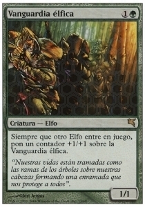 Elvish Vanguard Card Front