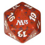 Dado D20 de Magic 2013 rojo