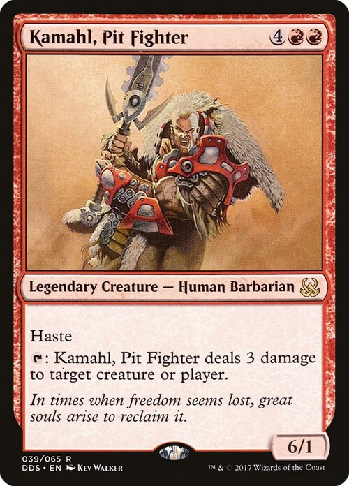 Kamahl, Pit Fighter Card Front