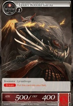 Tinder Kobold Garou Card Front