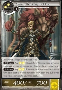 Ywain, the Knight of Leo Card Front