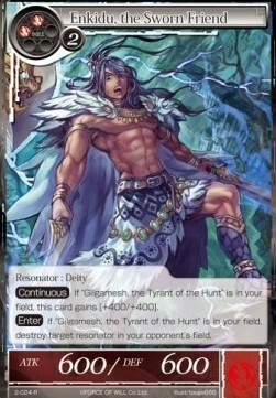 Enkidu, the Sworn Friend Card Front