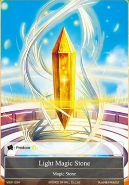 Light Magic Stone Card Front