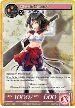 Musashi Miyamoto (vers. 1) Card Front