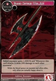 Blood Covered War Axe