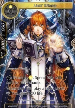 Light Wizard Card Front