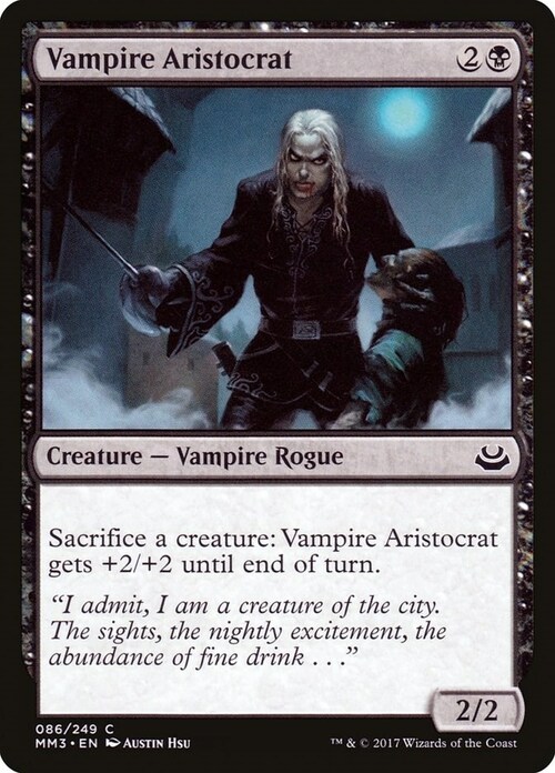 Vampire Aristocrat Card Front