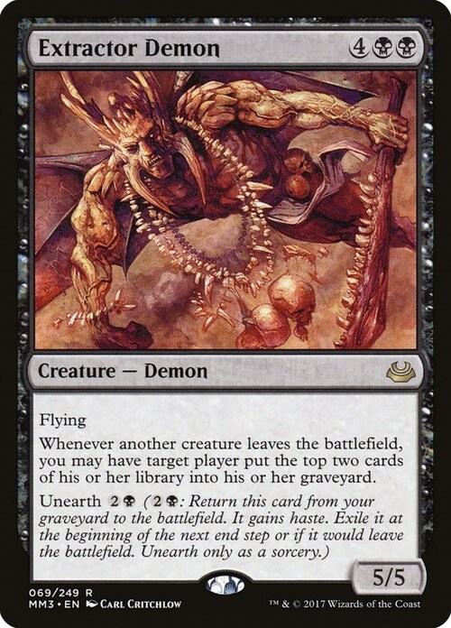 Extractor Demon Card Front