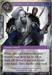 Dark Elf Fugitive