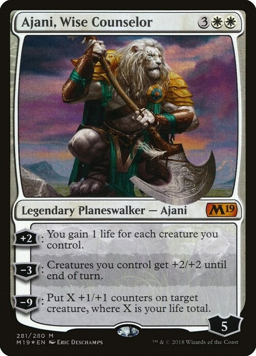 Ajani, Wise Counselor Card Front