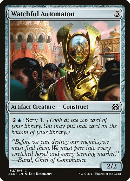 Watchful Automaton Card Front