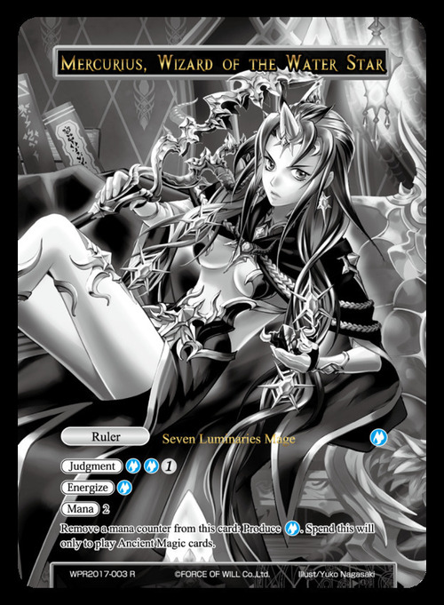 Mercurius, Wizard Of The Water Star // Mercurius, Dark Commander Of Ice Card Front