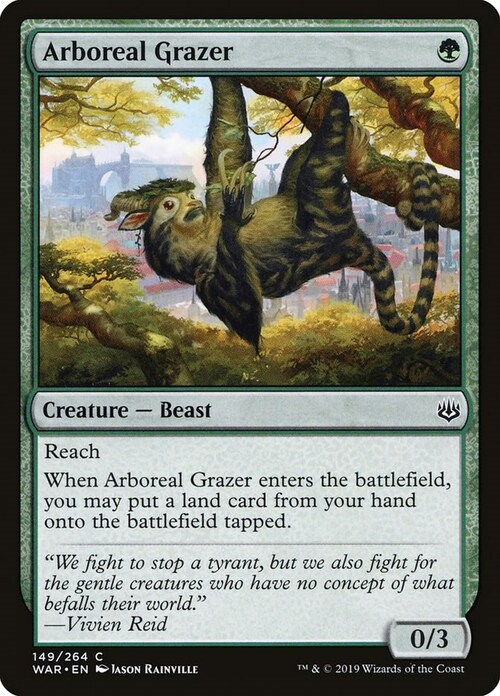 Arboreal Grazer Card Front