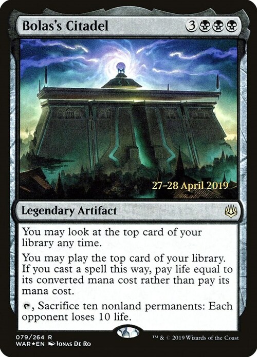 Bolas's Citadel Card Front