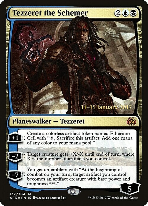 Tezzeret the Schemer Card Front