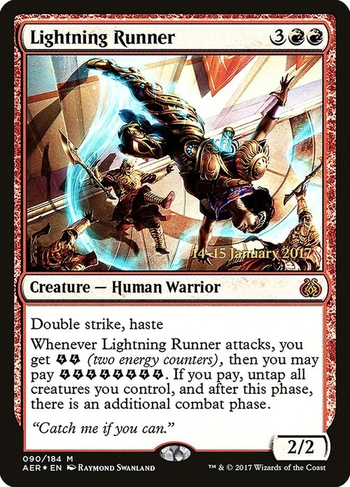 Lightning Runner Card Front