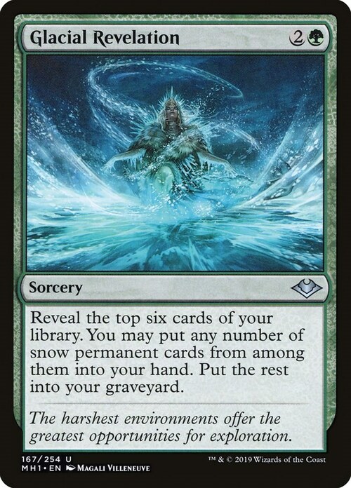 Glacial Revelation Card Front