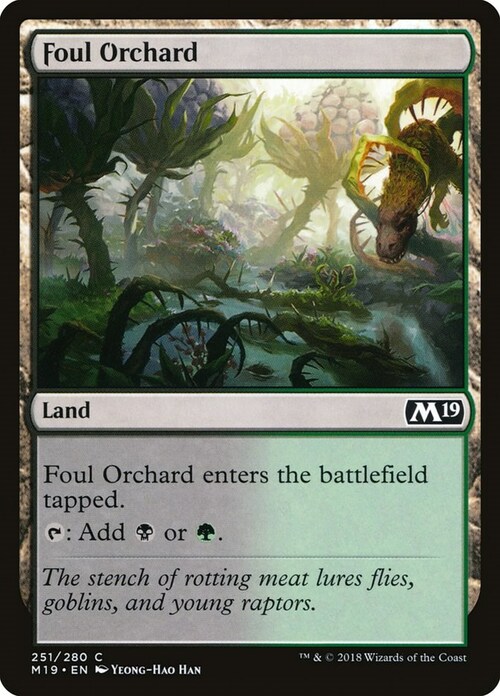 Foul Orchard Card Front