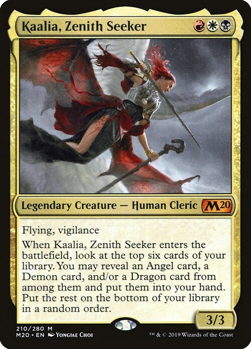 Kaalia, Zenith Seeker Card Front