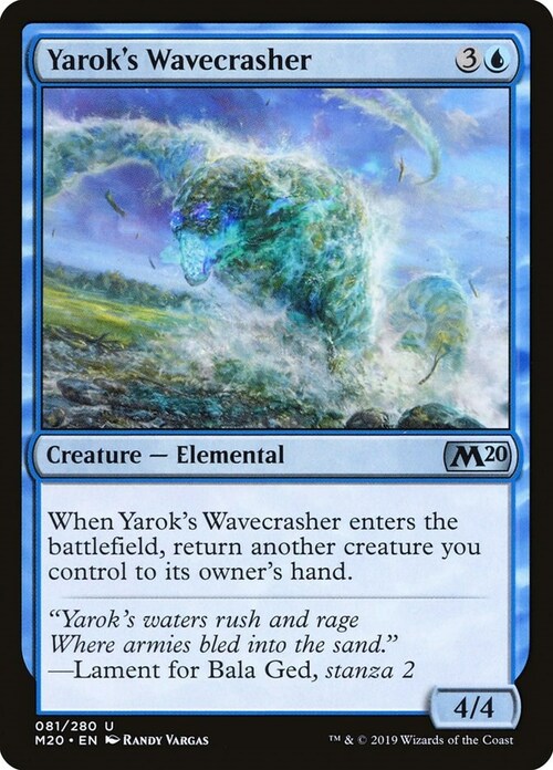 Yarok's Wavecrasher Card Front