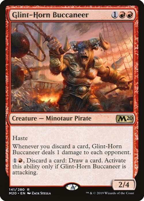 Glint-Horn Buccaneer Card Front