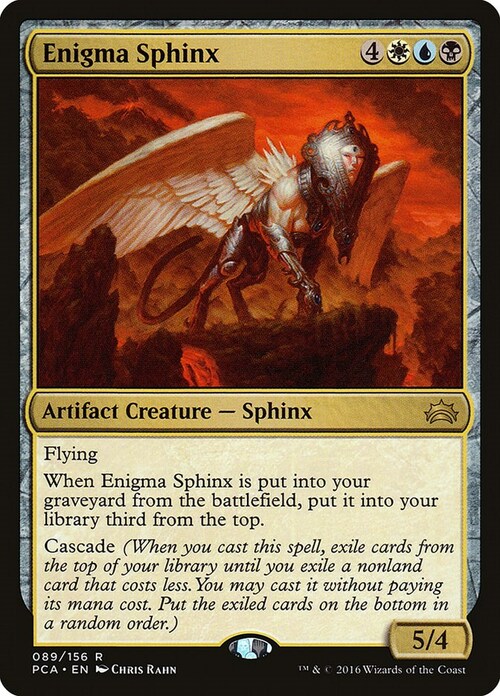 Enigma Sphinx Card Front