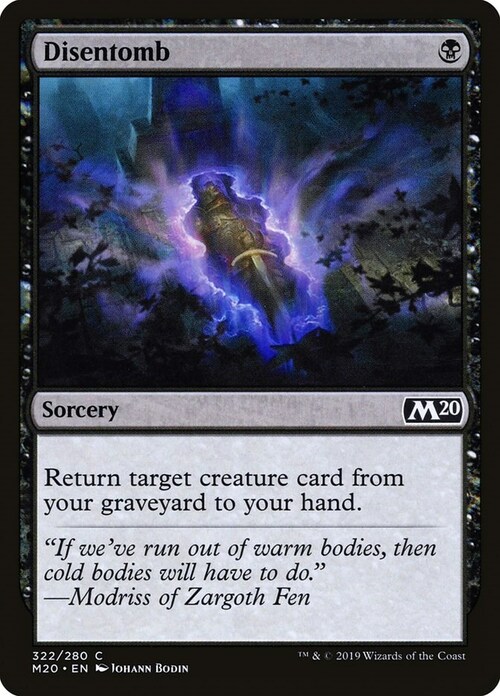 Disentomb Card Front