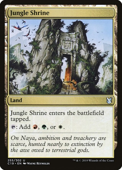 Jungle Shrine Card Front