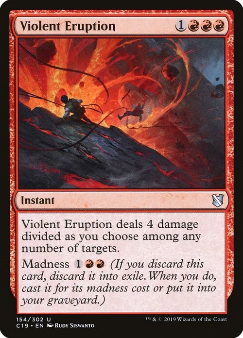 Violent Eruption Card Front