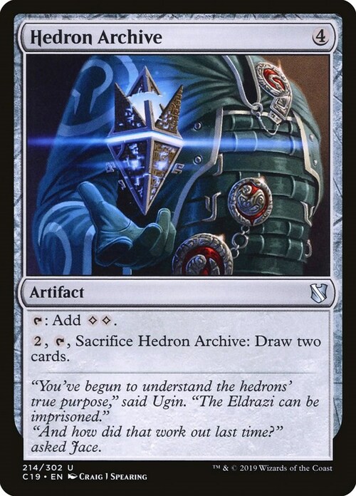 Hedron Archive Card Front