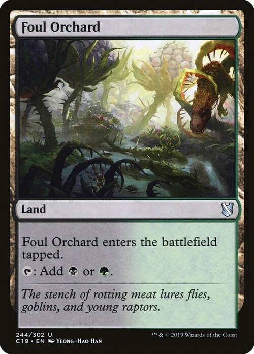 Foul Orchard Card Front