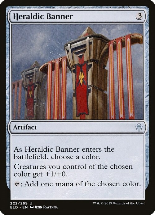 Heraldic Banner Card Front