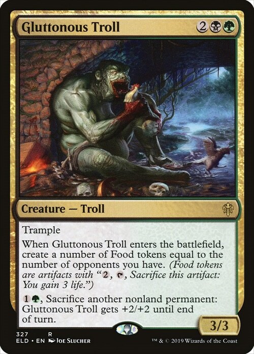 Gluttonous Troll Card Front