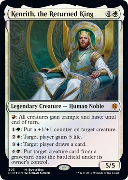 Kenrith, the Returned King Card Front