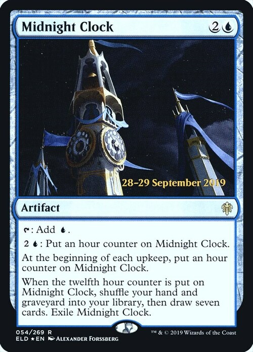 Midnight Clock Card Front