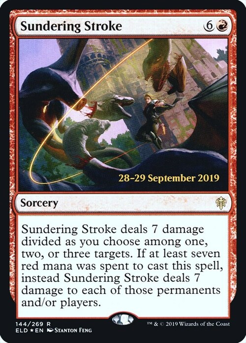 Sundering Stroke Card Front