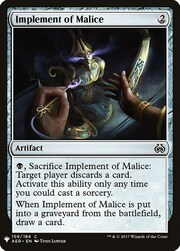 Implement of Malice