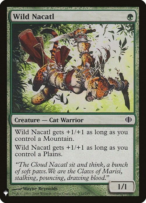 Wild Nacatl Card Front